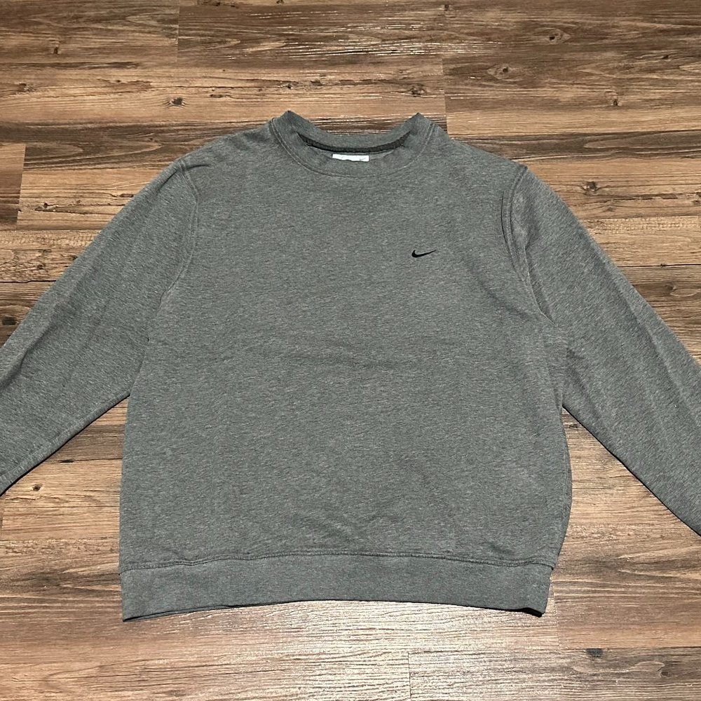 Vintage Nike Swoosh Crewneck Grey Size XL